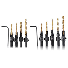 Countersink Reamer Round Shank Chamfer Drill Bit Set Quick Change