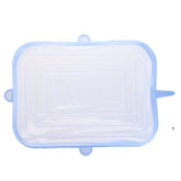 12PCS Food Storage Save Cover Reusable Silicone Stretch Lids Bowl Wraps Kitchen