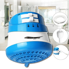 5400W 110/220V Electric Shower Head Tankless Instant Hot Water Heater Bath Kits