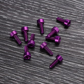 10Pcs M38mm Hex Socket Screw M3 Cap Head Bolt 7075 Aluminum Alloy Multicolor