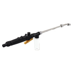 High Pressure Washer Water Sprayer Jet Nozzle Wand Cleaner with Foam Bottle