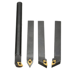 4pcs Turning Tool Holder with DCMT0702 Inserts