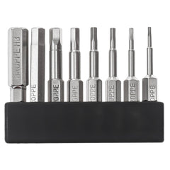 8Pcs 1/4" 50mm Hex Screwdriver Bits 1.5-8mm Magnetic Electronic Drill S2 Steel Hexagonal Screw Driver Bit Set Power Driver Tools