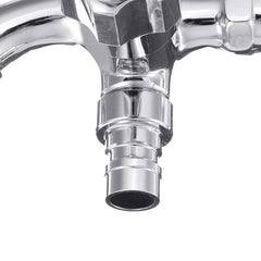 Wall Mount Single Cold Washing Machine Faucet 1/2'' Double Spouts 2 Handles Water Tap Garden Bathroom Bock