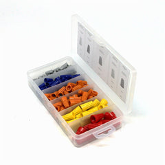 158pcs Wire Connector Terminal Twist Electrical Nut Spring Cap Assortment Set Kit