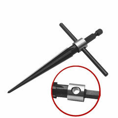 3-13mm Bridge Pin Hole Hand Held Taper Reamer T Handle Tapered 6 Fluted Chamfer Bit Tool