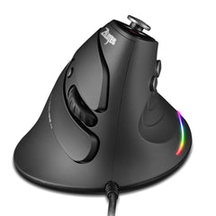 Wired Vertical Mouse 1000-10000DPI 12 Buttons RGB Backlit Optical Mice Ergonomic Programming Gaming Mouse