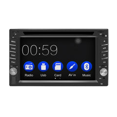6.2 Inch 2 Din HD Car DVD Player Radio Stereo WinCE Bluetooth Carplay for GPS Navigation Support Rear Camera