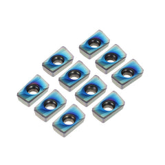 10pcs HRC52 Bule Nano Coating APMT1604PDER NB7010 25R0.8 Carbide Inserts for Mill Cutter CNC Tool