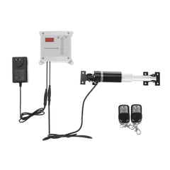 Automatic Chicken Coop Door Opener Light Sensor for Heavy Duty Dual Swing Gates