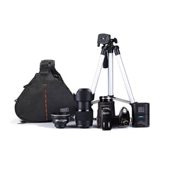Digital Camera 33MP Auto Focus 24X Zoom HD 1080P Professional DSLR Camera Telephoto Lens Wide Angle Lens with Storage Bag Tripod Remote Control