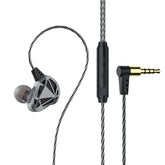 Hollow Subwoofer Heavy Bass Volume Control Noise Reduction Earphones With Mic Setro In-Ear Wired Headset