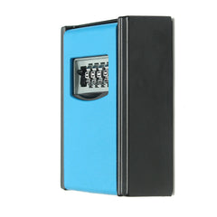 Aluminum Alloy Blue 4-digit Key Parts Storage Box
