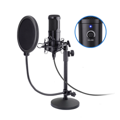 USB Computer Cardioid Microphone Podcast Condenser Microphone