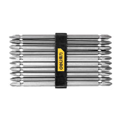 10Pcs 6.3mm Series Screwdriver Bits S2 Alloy Steel Bit With Strong Magnetism