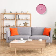 Glass One-piece Dial Wall Clock 3D Stereo Number Low Noise Wall Clock
