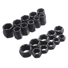 10pcs Damaged Nut Bolt Extractor Repair Kit Metric Broken Bolt Remover Stud Extractor