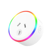 Plug Smart RGB LED Light Smart Wifi Socket Voice Control Works With Alexa Google Home XS-A18 AC100-240V 10A AU