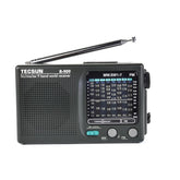 AM FM SW Radio 9 Bands World Band Receiver Portable Retro Pocket