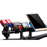 Carbon Fiber Al Bike Bicycle Extended Handlebar Extension Light Lamp Computer Phone Mount Bracket Stand Holder