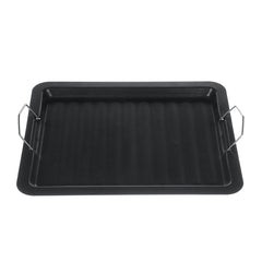 BBQ Grill Pan Steel Plate Non Stick Griddle Plate Cooking Frying Skillet