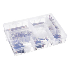 125Pcs High Precision Hex Socket Head Cap Screw Bolts and Barrel Nuts Furniture Connecting Screws Accessories Assortment Kit