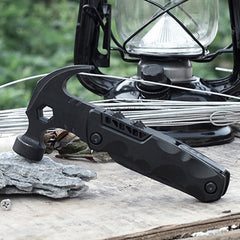 9 In 1 Multifunctional Claw Hammer Outdoor Portable Multifunctional Tool Suitable For Outdoor Camping Home Emergency etc.