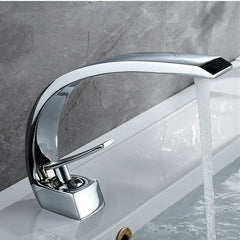 Creative Simple Bathroom Basin Faucets Hot Cold Single Hole Copper Faucet Washbasin Tap for Kitchen Water