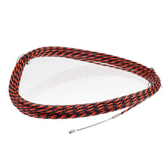 20m Electric Spiral Cable Push Puller Conduit Snake Cable Rodder Fish Tape Wire Guide with Cable Tensioner