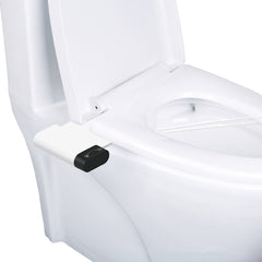 Non-Electric Toilet Seat Bidet Sprayer Attachment Washing Self-Cleaning Dual Nozzle Cold Water