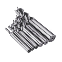 6pcs 1/8-1/2 Inch Imperial Milling Cutter High Speed Steel CNC Bit Spiral End Mill