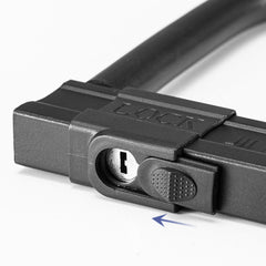 Bicycle U Lock Anti-theft Safety Motorcycle Scooter Cycling Lock with 3 Keys Outdoor Camping Travel