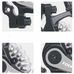 MTB Bicycle Mountain Bike Dual Drive Disc Brake Groupset Universal Electric Bicycle Scooter Bilateral Piston Drive Brake Caliper