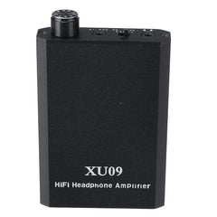 Earphone Amplifier Rechargeable High Performance Stereo XU09 Portable Headphone Amplifier Built-in Battery for Laptop PC