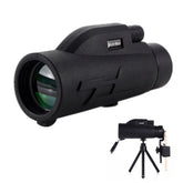 12X22 High Power Telescope HD Optic BAK4 Prism Monocular with Smartphone Holder & Tripod For Mobile Phone Taking Photo Outdoor Camping Hiking