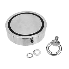 Double Side 160-1500KG Neodymium Fishing Salvage Recovery Magnet For Detecting Metal Treasure