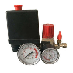 Air Compressor Pressure Switch Air Valve Manifold Compressor Regulator Gauges 240V 7.25-125PSI