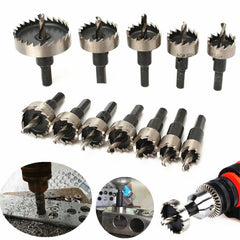 12pcs 15-50mm HSS Hole Saw Cutter Drill Bits Set