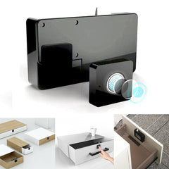 Portable Automatic Intelligent Fingerprint Cabinet Lock USB Rechargeable Luggage Suitcase Padlock 360 Degree Upgrade Chip Fast Recognition