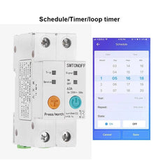 WIFI Metering Switch Smart Leakage Switch Current Voltage Power Data Acquisition Mobile Phone Remote Control Switch