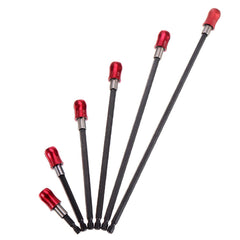 6pcs 60-300mm Quick Release Screwdriver Bit Holder 1/4 Inch Hex Shank Extension Bar