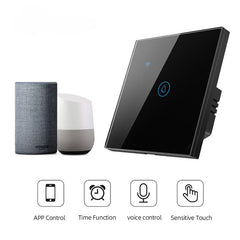 Smart 20A High Power Water Heater Switch APP Timing Control Touch Panel Voice Control Works with Alexa/Google Home