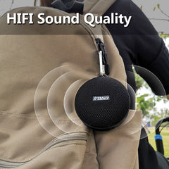 Bicycle Bluetooth Speaker Hi-Fi Stereo Wireless Soundbar TF Card AUX-In IPX7 Waterproof Portable Outdoor Bike Speaker with Mic with Bracket
