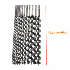460mm 6-28mm Hex Shank Brad Point Drill SDS Auger Bit Spiral Wood Drilling Tool