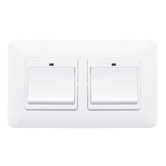 Dual 1 Gang WiFi Smart Push Button Switch Tuya Wireless Remote Control Work with Alexa Google Home