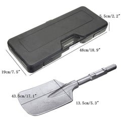 Breaker Clay Spade Cutter Chisel Extra Wide Square-Tipped Jack Hammer Drill