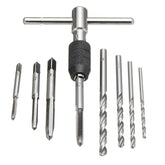 T Handle Screw Tap Wrench with M3-M6 Taps and Drills