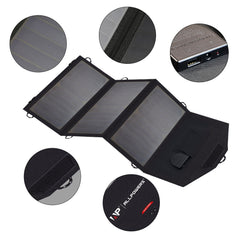 Flexible Foldable Solar Panel 5V 18V High Efficience Solar Battery Charger 21W Solar Phone Charger for Travel Iphone