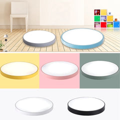 Ultra-thin Balcony Children's Room LED Ceiling Lamp with Remote Control 48W White