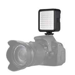 Mini Interlock Camera LED Light Panel 6.5W Dimmable 6000K Camcorder Video Lamp with Shoe Mount Adapter for DJI Ronin-S OSMO Mobile 2 Zhiyun Smooth